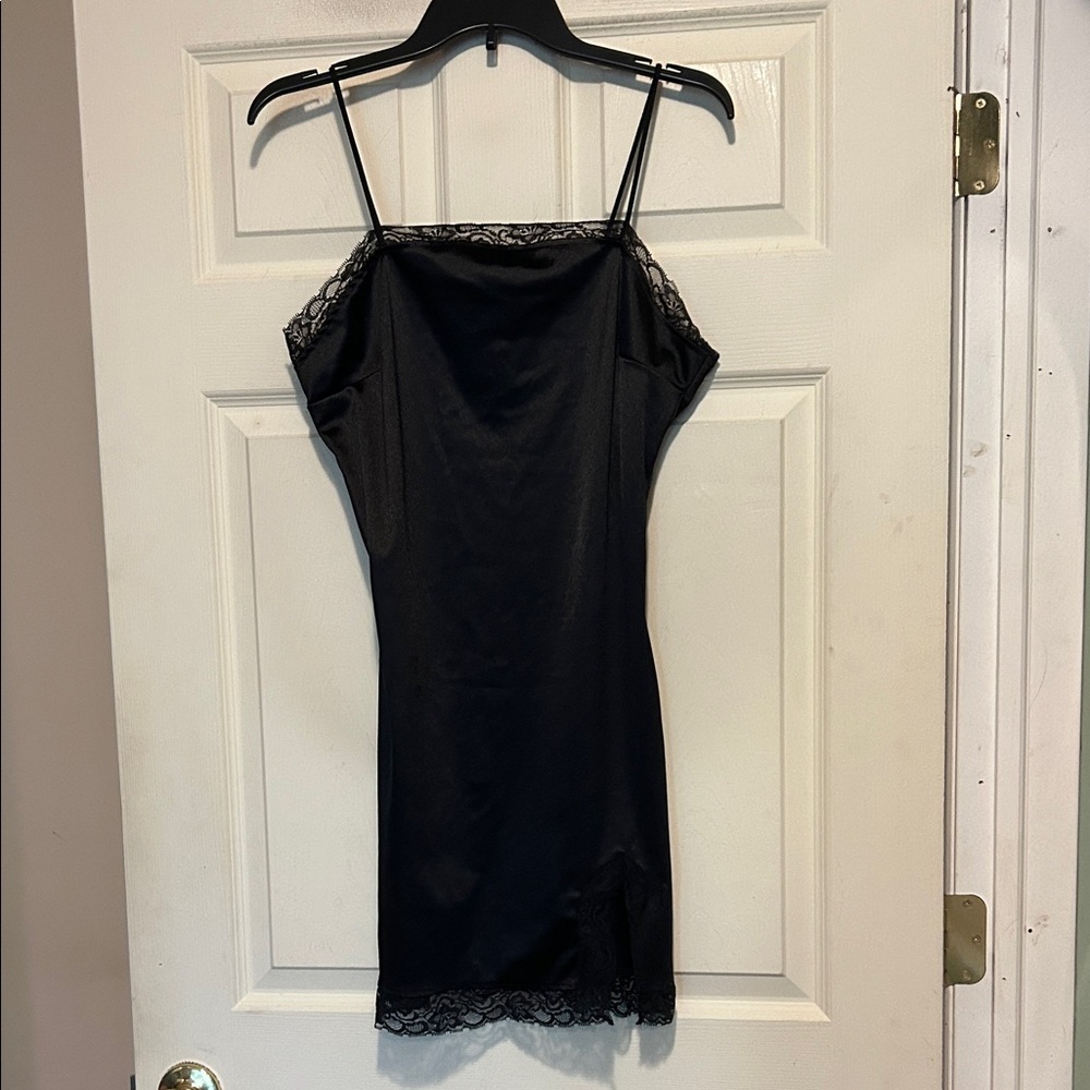 Birch And Stone Black Lace Slip Shapewear Size Large